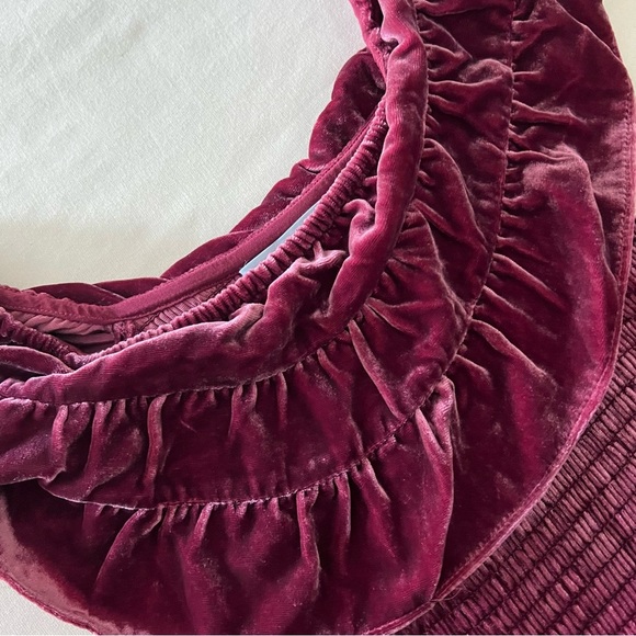 Hill House Akilah Nap Dress in Burgundy Velvet - Picture 8 of 16
